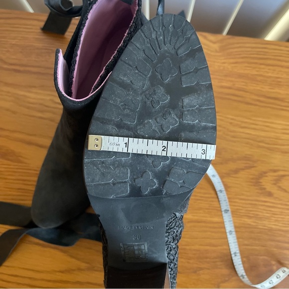 Sundance Leather and Lace Boots Size 36/6 - Picture 16 of 16